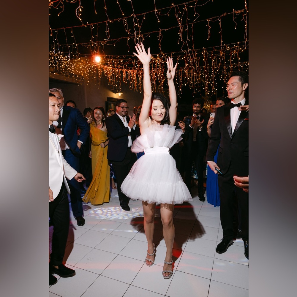 Katie May Multi-layered tulle mini dress